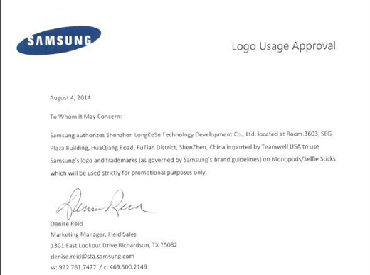 RGKNSE 15-year partnership with Samsung authorized