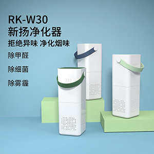RK-W30 Bateria and Odor Removing Desktop Air Purifier