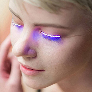 LED electronic illuminous eyelash-- direct from Lcose factory-- opposite attraction artifact